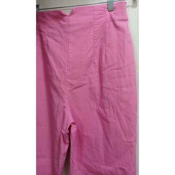 Ella Rafaella Women’s Sz 6 Hot Pink Dress Pants Barbiecore Retro Pleated Stretch - Picture 8 of 12